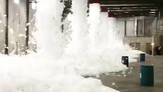 Kearny Heliport Bay 1 Foam Fire Suppression Test [upl. by Chita780]