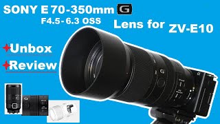 Sony E 70350mm F4563 G OSS Lens Review [upl. by Ravens568]