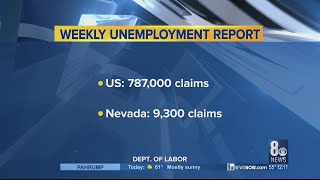 Weekly unemployment report for Nevada [upl. by Ardisi]