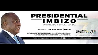 Presidential Imbizo in Kuruman Northern Cape [upl. by Allisan]