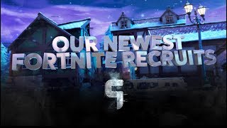 OUR NEWEST FORTNITE RECRUITS [upl. by Eicyaj611]