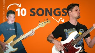 10 Songs that Taught Me Bass Easy to Effin’ Hard [upl. by Zusman]