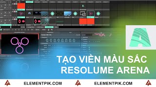 Tạo viền màu sắc chạy trong Resolume ArenaElementPikcom [upl. by Euqitsym]