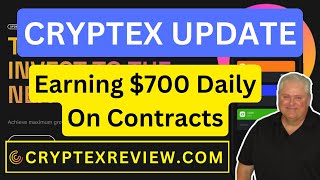 Cryptex Update  Earning 700 Daily On Contracts [upl. by Erbas]