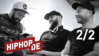 Chakuza amp Bizzy Montana Fanfragen Fler RAF Bushido Nazar FvNSampler uvm Interview waslos [upl. by Lyall]