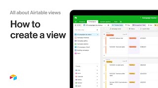 How to create a view in Airtable [upl. by Sheepshanks]