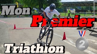 La course la plus dure de ma vie 🤯   Mon premier triathlon 🏊🚴‍♂️🏃‍♂️🔥 [upl. by Ysabel]