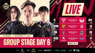 LIVE  DAY 6  M5 World Championship Group Stage  ENG [upl. by Salba]