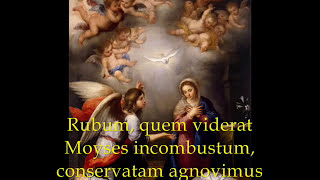 Rubum Quem Viderat and Magnificat  Christmas Gregorian Chant [upl. by Denie]