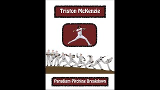 Triston McKenzie Pitching Mechanics Breakdown baseball pitching pitchingmechanics pitchingdrills [upl. by Ube294]