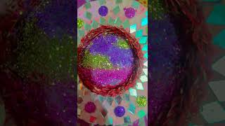 mirror art  change into glitter and mirror art [upl. by Lupee]