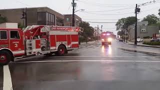 East Rutherford Nj Fire Department Engine 3 Engine 1 Responding [upl. by Lowell641]