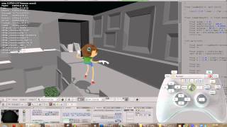 Controls with Keysticks in blender game engine [upl. by Assyral]