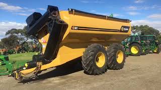 Emmetts 30 tonne tandem axle Coolamon Chaser Bin walk around [upl. by Oneladgam905]