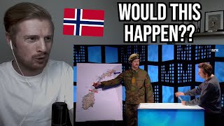 Reaction To Russerne angriper Norge  Martin amp Mikkelsen Norwegian Comedy [upl. by Neesay]