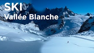 Traversée de la Vallée Blanche Aiguille du Midi Petit Envers du Plan Montenvers ski de randonnée [upl. by Aseefan]