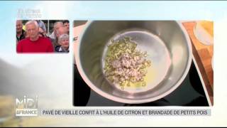 RECETTE  Pavé de vieille confit à lhuile de citron [upl. by Fairfield895]