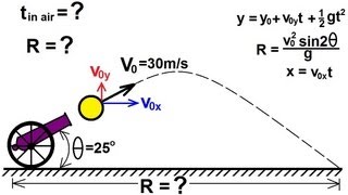 Physics 3 Motion in 2D Projectile Motion 6 of 21 Finding the Range An Example [upl. by Debora]