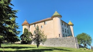 Aiguines and the Castle of Aiguines Château dAiguines southern France HD videoturysta [upl. by Yesnel]