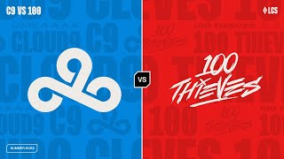 C9 v 100  Week 4 Day 2  LCS Summer Split  Cloud9 v 100 Thieves  Game 1 2024 [upl. by Bernetta]