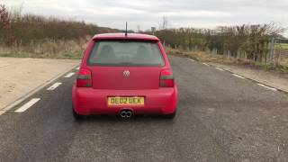 Lupo GTI Janspeed Decat Exhaust [upl. by Tillie2]