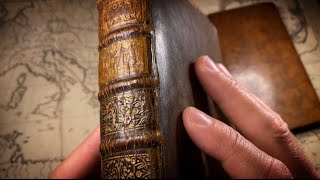 300 YearOld Books 1723 amp Maps Astronomy History Myths  ASMR unboxing softspoken [upl. by Nylra]