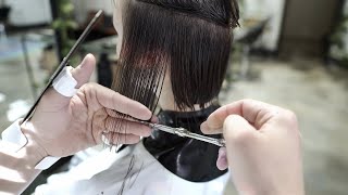 Classic Elegance Executive Bob Haircut Tutorial [upl. by Pirri]