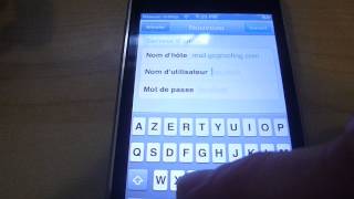 Configurer compte email IMAP professionnel sur iPhone  Partie 1 [upl. by Lrac]