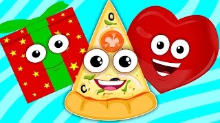 shapes song  learn shapes  nursery rhymes  kids songs  baby videos [upl. by Pasco833]