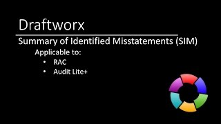 Summary of Identified Misstatements [upl. by Nirra]