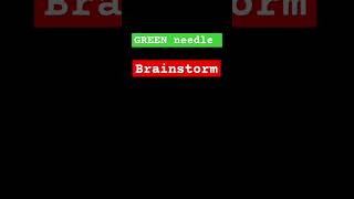 green needle brainstorm  fact shorts [upl. by Colan]