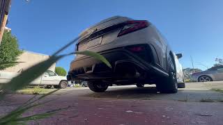 Remark Axle Back Exhaust subaru wrx [upl. by Nonarb]