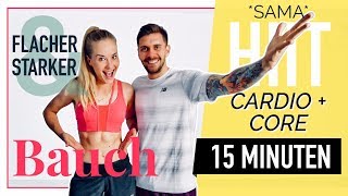 5 Übungen für einen flachen Bauch 💥 – HIIT Workout für zu Hause  SAMA [upl. by Lannie]