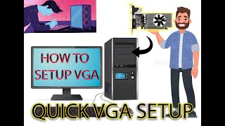 how to set up vga card etechnolgy [upl. by Honan]