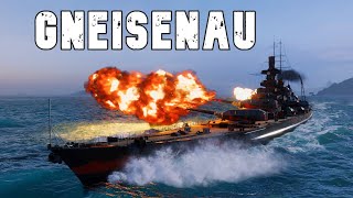 World of WarShips Gneisenau  6 Kills 169K Damage [upl. by Oludoet694]