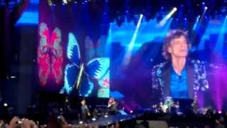 THE ROLLING STONES  Miss you  HYDE PARK 2013 [upl. by Elayor]