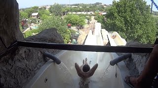 Scary Kamika Water Slide at Caneva Aquapark [upl. by Jeaz]