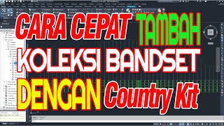 Tutorial Perencanaan Jalan Hauling Civil 3D  Part 9 Additional Bandset Country Kit [upl. by Hazlett]