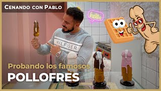 ¿GOFRES forma NEPE 🍌 POLLOFRES de LA POLLERÍA DE CHUECA 💦 [upl. by Gschu]