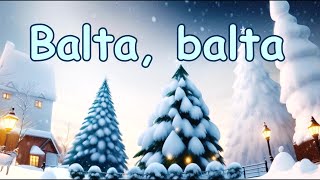 ❄️Kalėdinės dainos vaikams❄️  Balta balta I 🔆Me2tis🔆 [upl. by Griz926]