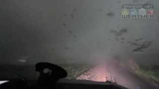 Footage inside of a violent tornado with TIV2 [upl. by Steele]