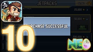 Jetpack Joyride Gameplay Walkthrough Part 3  I Love The Teleporter iOS Android [upl. by Nosnhoj726]