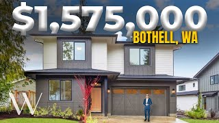 INSIDE a Brand NEW 1575000 Luxury Home in Bothell Washington [upl. by Webster419]