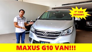 Maxus G10 Review and Drive Impressions  My First Van Review [upl. by Haroved]