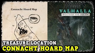 Connacht Hoard Map Treasure Location in AC Valhalla Wrath of the Druids [upl. by Yanttirb]