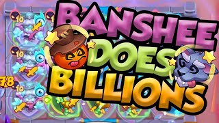 Epic 100 Billion Damage Banshees Power in Rush Royale [upl. by Rachel]