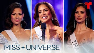 Miss Universo 72ª edición  Así contestaron las semifinalistas las rondas de preguntas  Telemundo [upl. by Frodine]