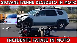 Tragedia in Moto  Giovane 17enne Perde la Vita a Varese ULTIMORA NOTIZIE FLASH [upl. by Eylhsa680]