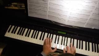 F Tarrega Capricho Arabe for piano [upl. by Gnilyarg]