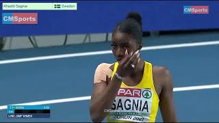 Khaddi Sagnia  Long Jump Women EIC Torun Athletics [upl. by Notneiuq]